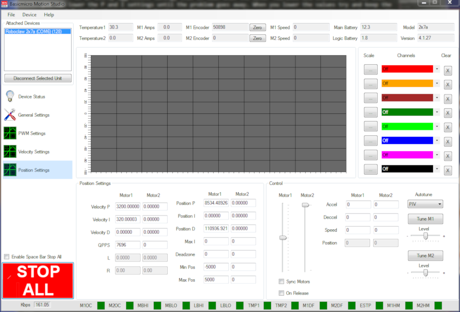 Auto Tuning with Motion Studio